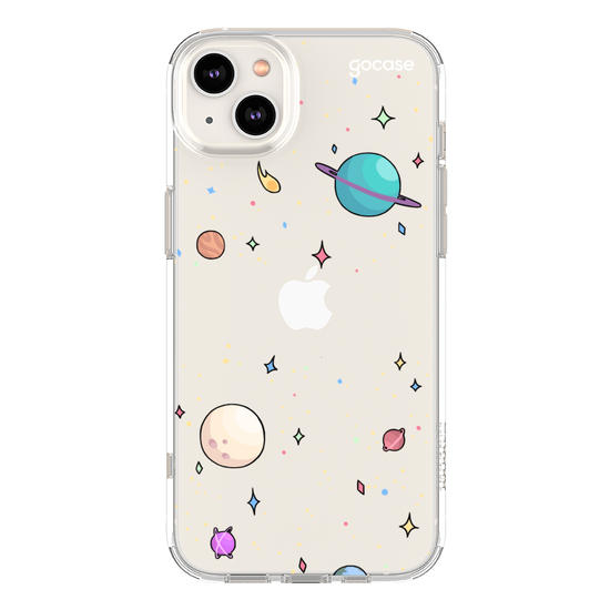 Capinha para celular Planetinhas Clean Manuscrita