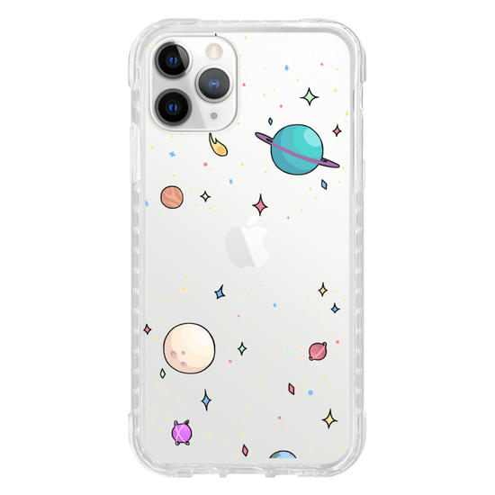 Capinha para celular Planetinhas Clean Manuscrita