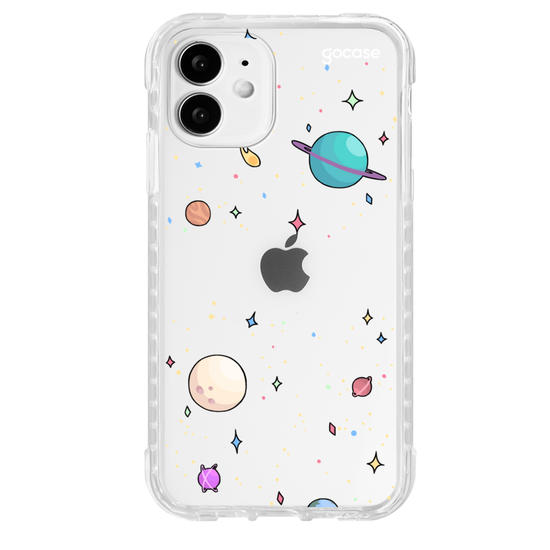 Capinha para celular Planetinhas Clean Manuscrita