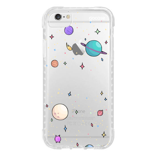 Capinha para celular Planetinhas Clean Manuscrita