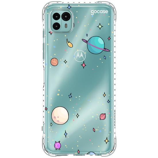 Capinha para celular Planetinhas Clean Manuscrita