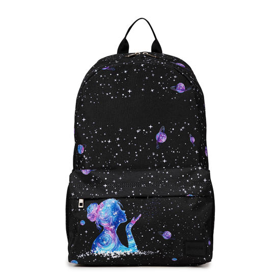 Mochila Pop - Poeira das Estrelas - Nome em Arco-Íris