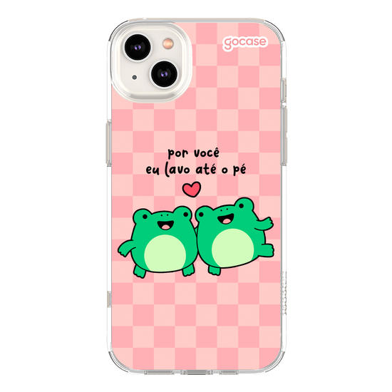 Capinha para celular Sapo - Por Você Eu Lavo Até o Pé