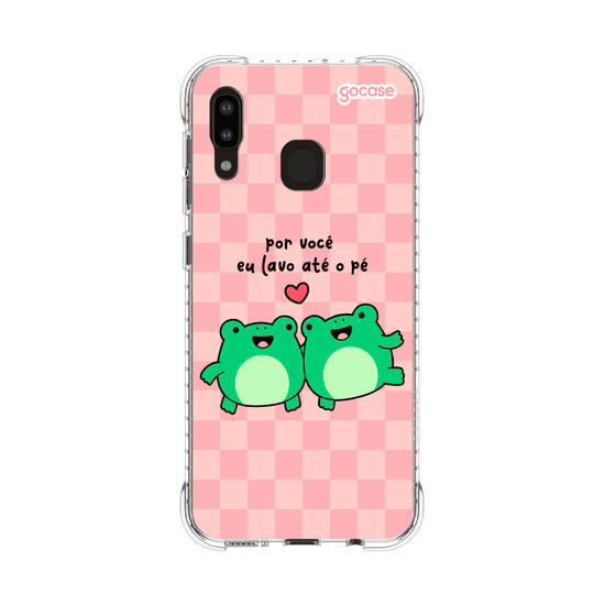 Capinha para celular Sapo - Por Você Eu Lavo Até o Pé