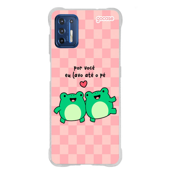 Capinha para celular Sapo - Por Você Eu Lavo Até o Pé