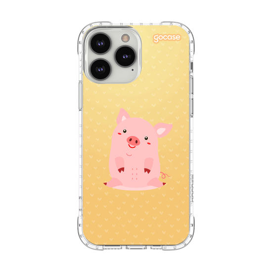 Capinha para celular Porquinho Feliz