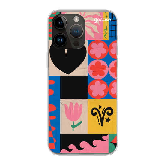 Colorful poster Phone Case