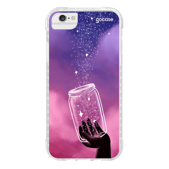 Capinha para celular Potinho de Estrelas