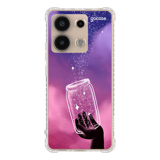 Capinha para celular Potinho de Estrelas