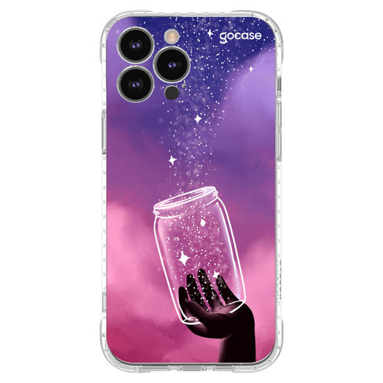 Capinha para celular Potinho de Estrelas