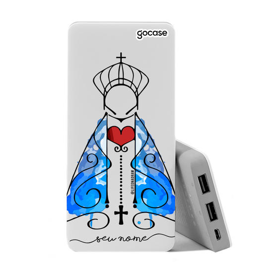 Carregador Portátil Power Bank (10000mAh) - Amém Customizada