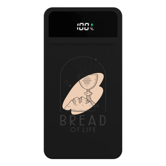  Carregador Portátil Turbo 10000mah Preto - Bread Of Life