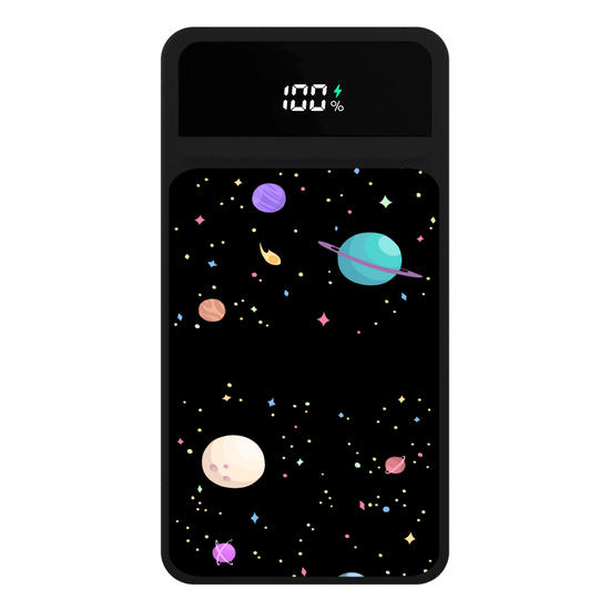  Carregador Portátil Turbo 10000mah Preto - Planetinhas Manuscrita