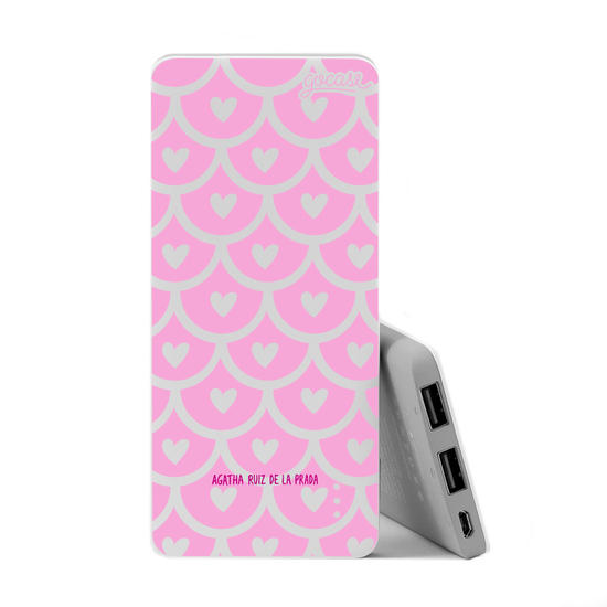Power Bank Slim Portable Charger (5000mAh) - Pattern Love
