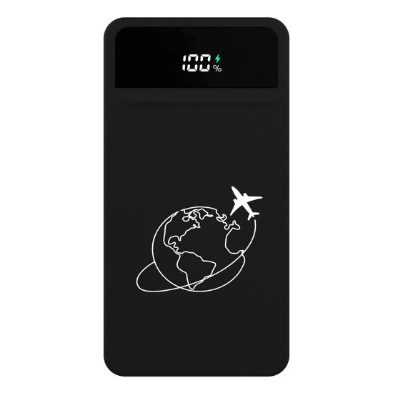  Carregador Portátil Turbo 10000mah Preto - World Tour