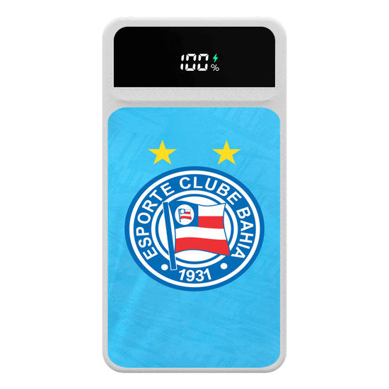 Carregador Portátil Turbo 10000mah - Bahia - Uniforme 3 2023 Escudo
