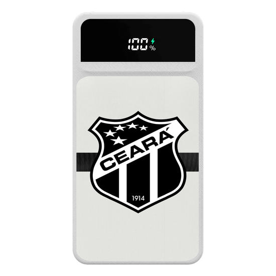 Carregador Portátil Turbo 10000mah - Ceará - Uniforme 2 2023 Escudo