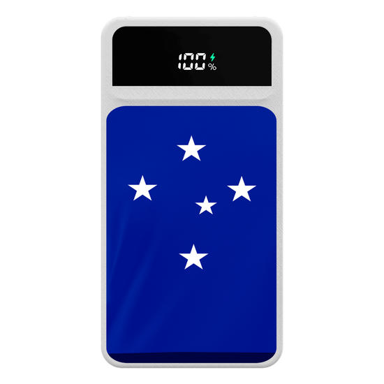 Carregador Portátil Turbo 10000mah - Cruzeiro - Uniforme 1 2023 Escudo