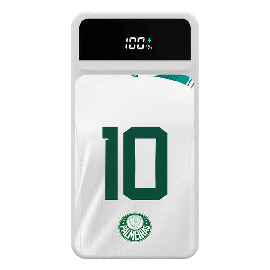 Carregador Portátil Turbo 10000mah - Palmeiras - Uniforme 2 2023 Personalizando