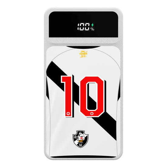 Carregador Portátil Turbo 10000mah - Vasco - Uniforme 2 2023 Personalizado