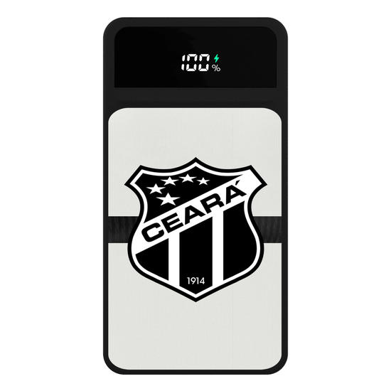 Carregador Portátil Turbo 10000mah Preto - Ceará - Uniforme 2 2023 Escudo