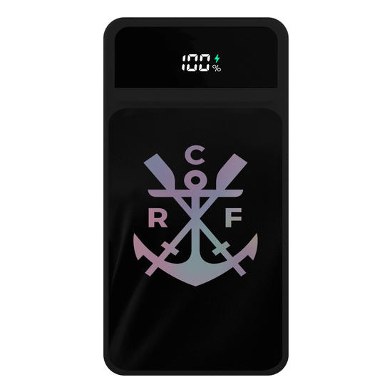 Carregador Portátil Turbo 10000mah Preto - Flamengo Uniforme 3 2023 Escudo