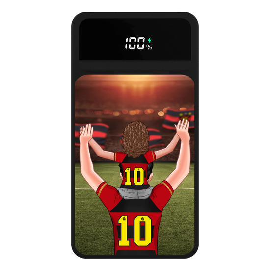 Carregador Portátil Turbo 10000mah Preto - Sport Recife - Pai Rubro-negro