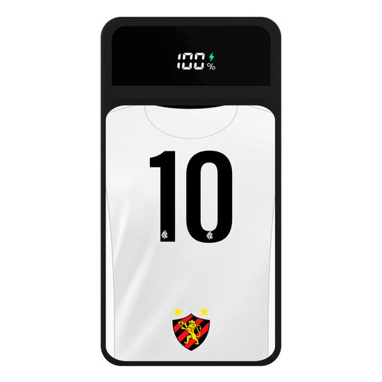 Carregador Portátil Turbo 10000mah Preto - Sport Recife - Uniforme 2 2023 Personalizado