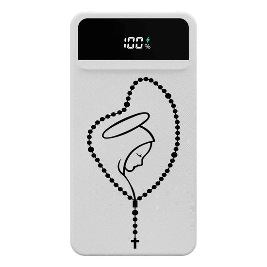Carregador Portátil Turbo 10000mah -  Terço Maria