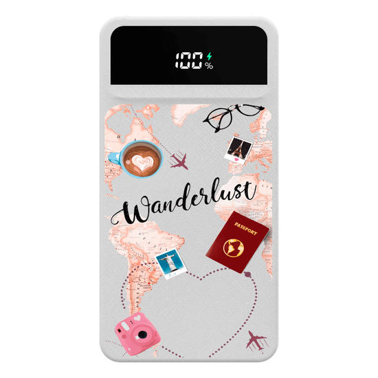 Carregador Portátil Turbo 10000mah -  World Trip Personalizável