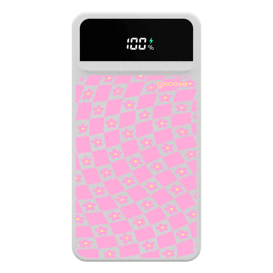 Carregador Portátil Turbo 10000mah -  Xadrez Colorido