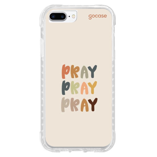 Capinha para celular Pray Pray Pray