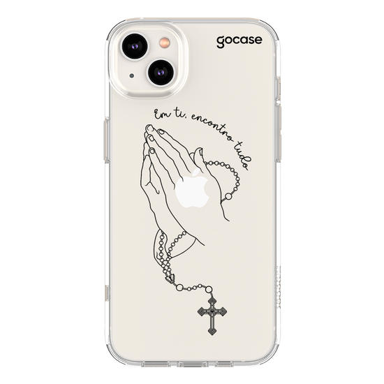 Capinha para celular  Praying Hands Lineart