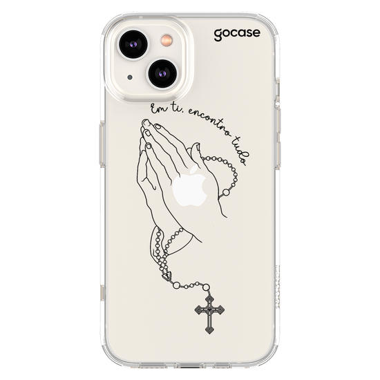 Capinha para celular  Praying Hands Lineart