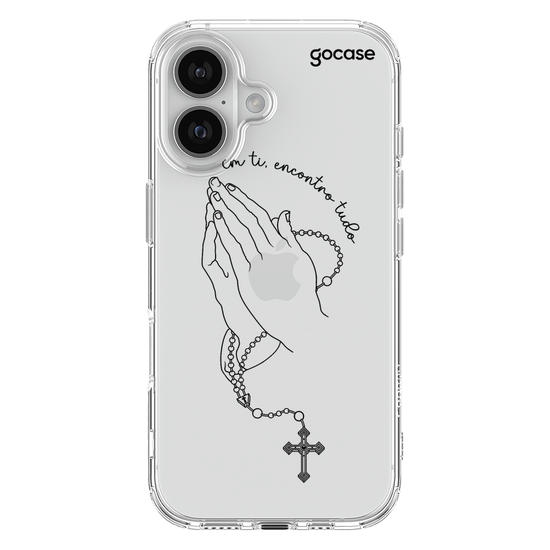 Capinha para celular  Praying Hands Lineart