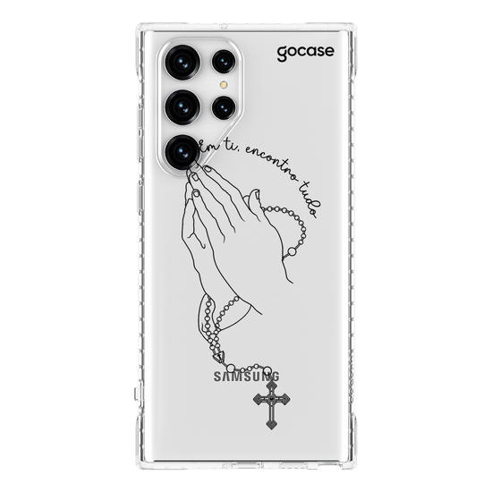 Capinha para celular  Praying Hands Lineart