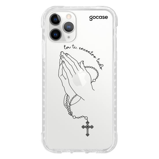 Capinha para celular  Praying Hands Lineart