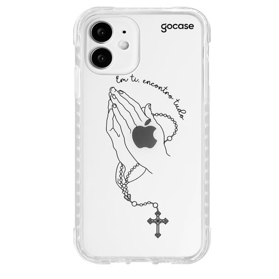 Capinha para celular  Praying Hands Lineart