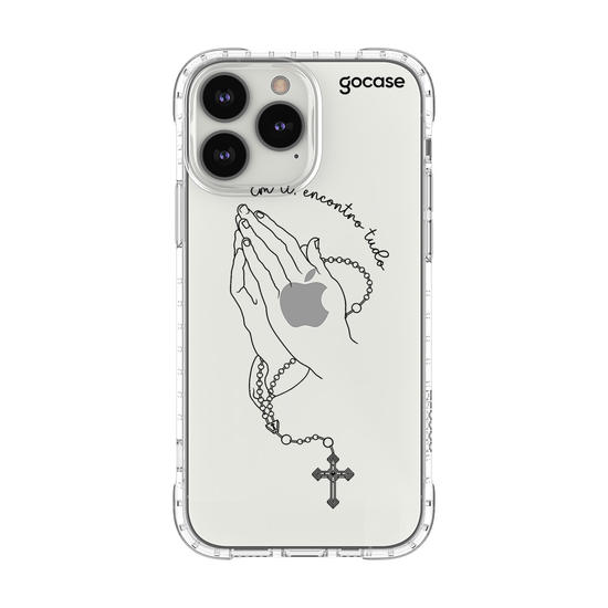 Capinha para celular  Praying Hands Lineart