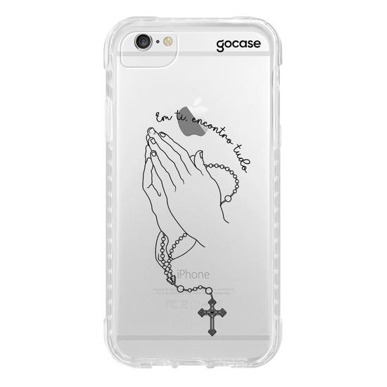 Capinha para celular  Praying Hands Lineart