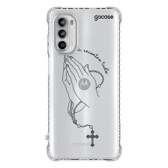 Capinha para celular  Praying Hands Lineart