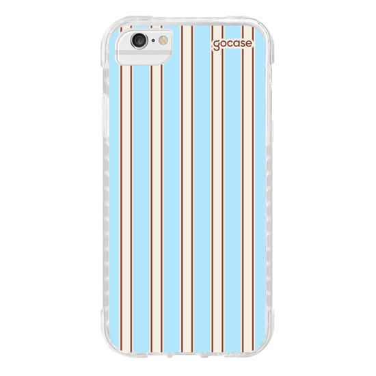 Capinha para celular  Preppy Blue Stripes
