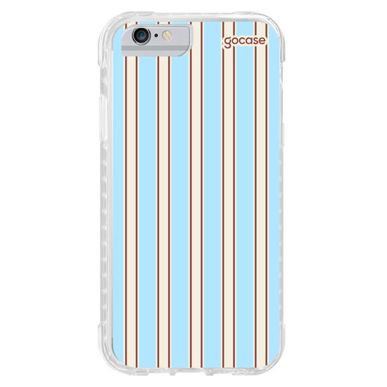 Capinha para celular  Preppy Blue Stripes