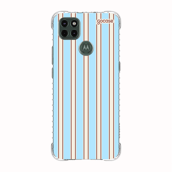 Capinha para celular  Preppy Blue Stripes
