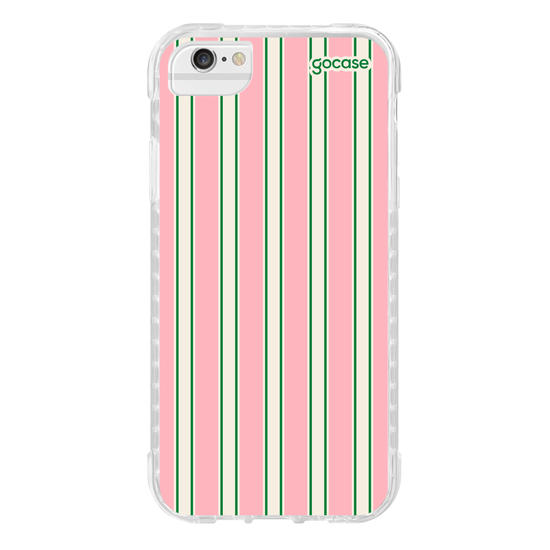 Capinha para celular  Preppy Pink Stripes
