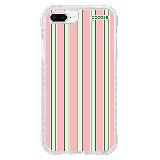 Capinha para celular  Preppy Pink Stripes