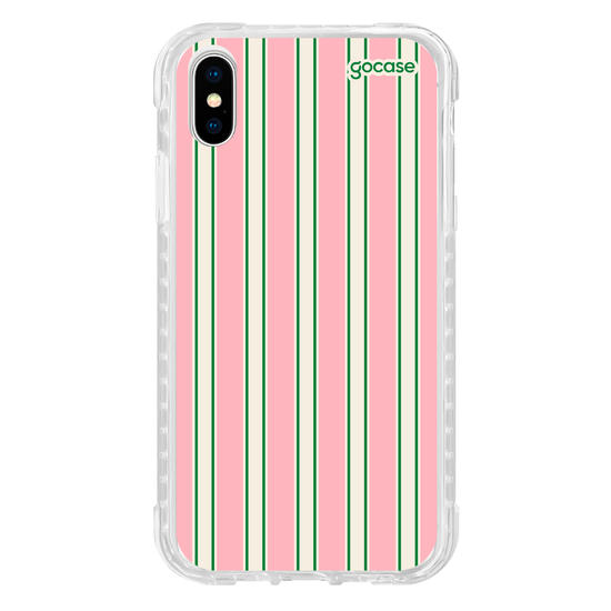 Capinha para celular  Preppy Pink Stripes