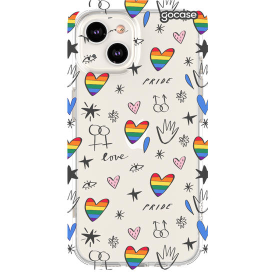 Capinha para celular  Mês do Orgulho - Rabiscos