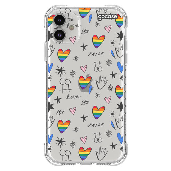 Capinha para celular  Mês do Orgulho - Rabiscos