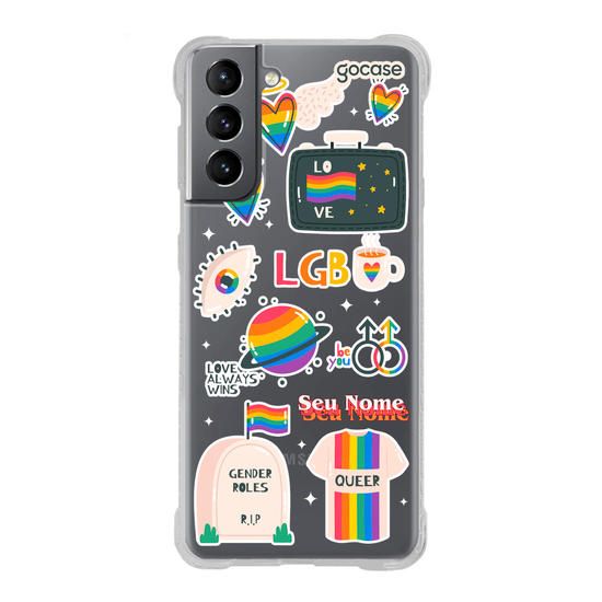 Capinha para celular Pride Stickers